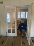 Installing new French doors