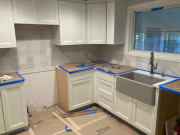 Kitchen after backsplash is installed