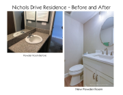 Powder Room Before & After
