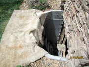 Window well is protected from access traffic