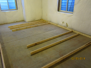 Walls are framed flat on floor