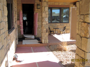 Porch and door are protected