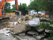 Concrete is separated for recycling