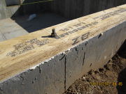 Treated LSL plates over spray foam