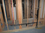 Plumbing wall