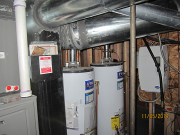 Relocated water heaters
