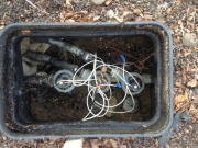 Sprinkler system valve box to be relocated