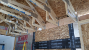 New bolted ledger to hold trusses