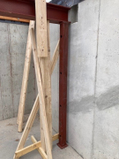 Steel column support