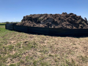 Silt fence installation for erosion control