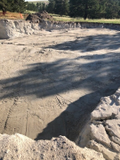 Bottom of excavation