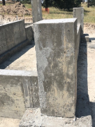 Stripped foundation forms