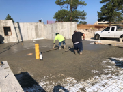 Finishing concrete