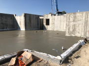 Finishing basement concrete
