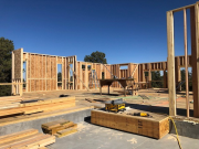 First floor wall framing