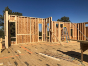 First floor wall framing