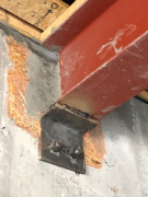 I-beam grout and welds