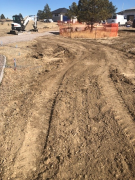 Electric trench backfilled
