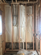 Lower level closed cell foam insulation