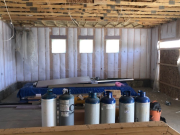 1 Garage insulation is complete