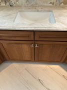 Master bath vanity top & sink