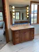 New lights in master bath