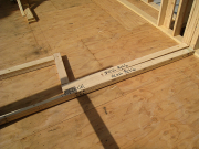 Marked plates for interior walls