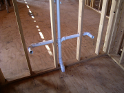 Plumbing for master vanity
