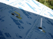 Roof properly dried-in