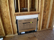 Fireplace installed