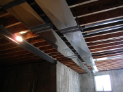 Heat runs in basement