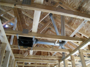 Panasonic bath fans for moisture removal (Fan duct properly sealed for better delivery of exhaust)