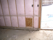 Future dog door in garage