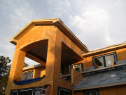 Fascias on rear gable