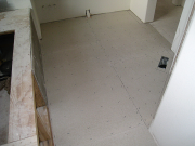 Hardibacker in master bathroom for higher quality of tile installation