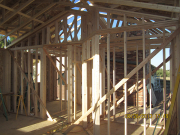 interior walls are framed