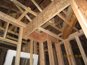 soffit above master shower