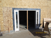 lower level door is installed