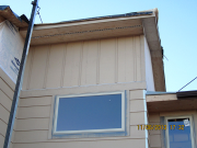 upper vertical siding