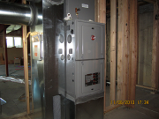 new high efficient furnace is installed