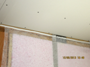 top plate is caulked to prevent air leakage