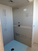 cement board used at shower walls