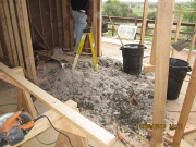 we had to remove more ceiling and insulation