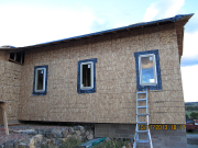 north windows are installed