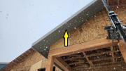 Another snow storm. Fascia soffit installation started