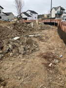 Debris left from FEMA cleanup