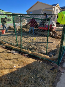 Starting trench for water line