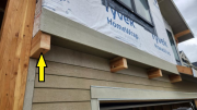 Corbels below garage cantileverÂ