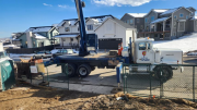 Crane to move steel beams