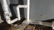 Radon system below studio